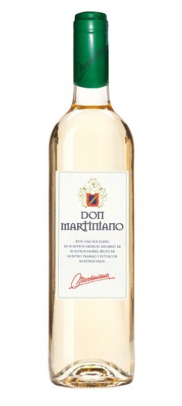 Botella de Don Martiniano Blanco