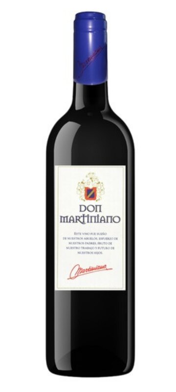 Botella de Don Martiniano Tinto