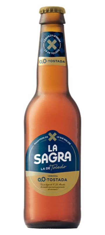 Botella de La Sagra 0,0 Tostada